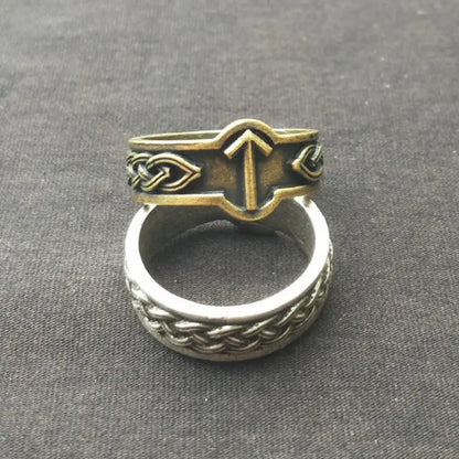 Nordic Viking Vintage Luna Alloy Ring Bijou'KAEL