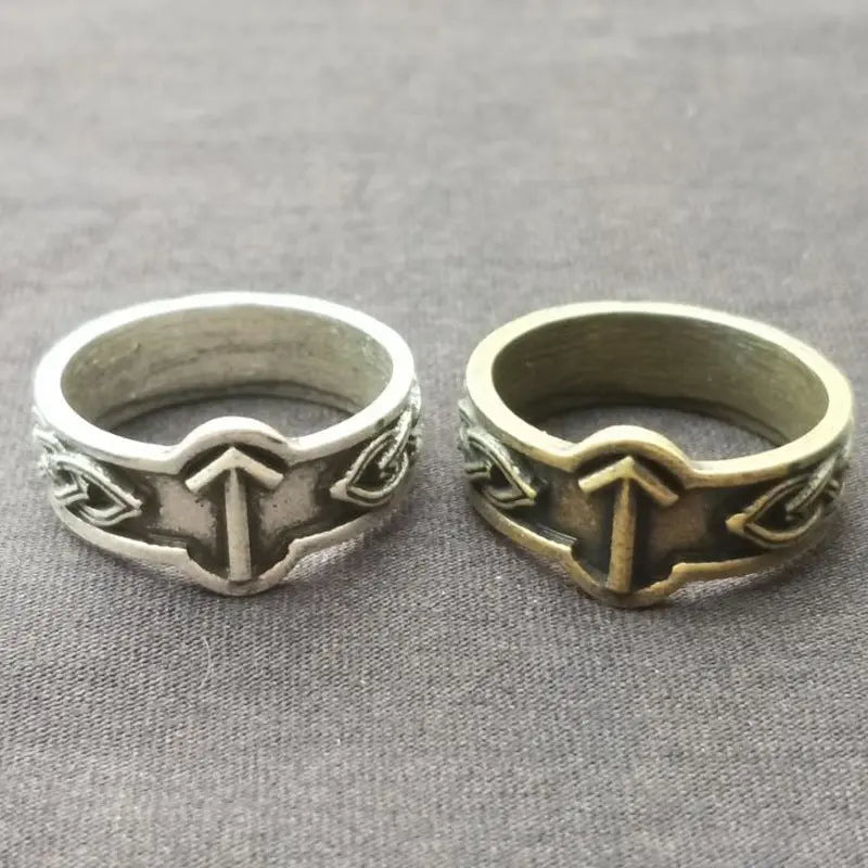 Nordic Viking Vintage Luna Alloy Ring Bijou'KAEL