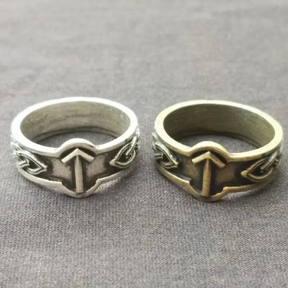 Nordic Viking Vintage Luna Alloy Ring Bijou'KAEL