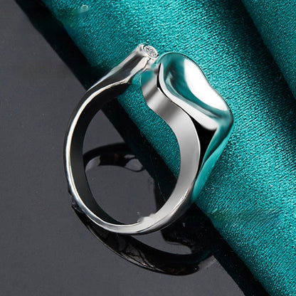 Silver Mouth Ring Women's Fashion Accessories Jewellery Bijou'KAEL