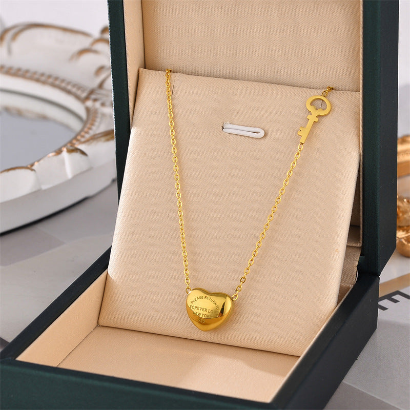 Explosion Models Titanium Steel Necklace Female Does Not Lose Colour Jewelry Fashion Personality White Europe And The United States Jewelry Jewellery Bijou'KAEL