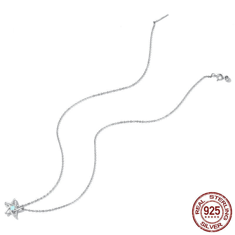Openwork Pentagram Niche Collarbone Chain Jewellery Bijou'KAEL