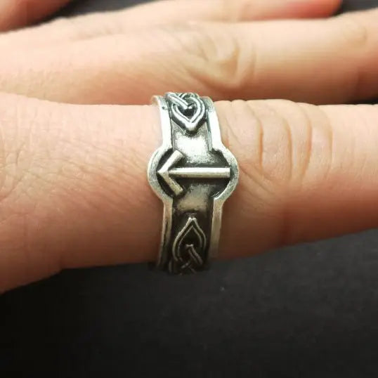 Nordic Viking Vintage Luna Alloy Ring Bijou'KAEL