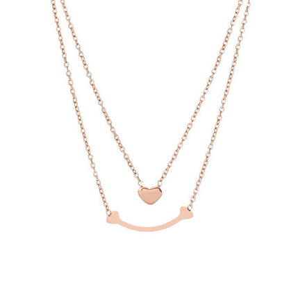 Explosion Models Titanium Steel Necklace Female Does Not Lose Colour Jewelry Fashion Personality White Europe And The United States Jewelry Jewellery Bijou'KAEL