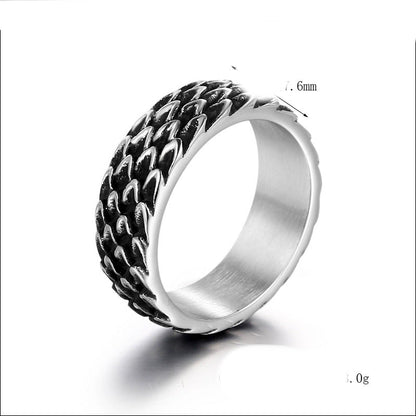 Fashion Stainless Steel Ring  Personalized Hip Hop Bijou'KAEL