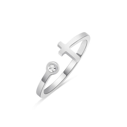 Titanium Steel Jewelry With Vacuum Plating That Wont Fade Ring Bijou'KAEL
