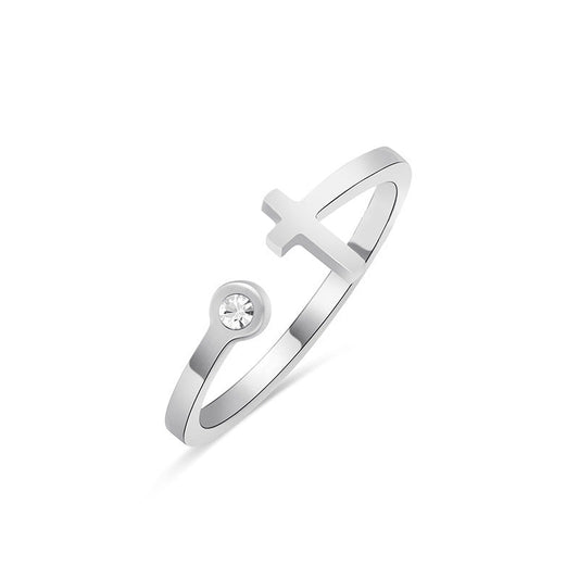 Titanium Steel Jewelry With Vacuum Plating That Wont Fade Ring Bijou'KAEL