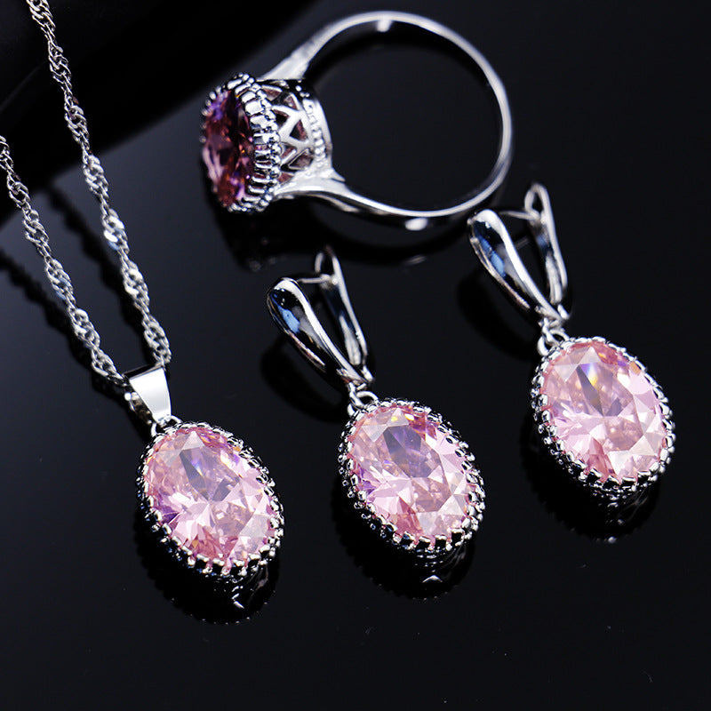 Bride Wedding Party Dinner Jewellery Set Hair Claw Diamond Jewellery Bijou'KAEL