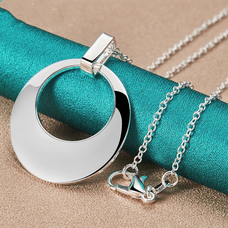 Women's Fashion Accessories Jewellery Sickle Pendant Necklace Bijou'KAEL