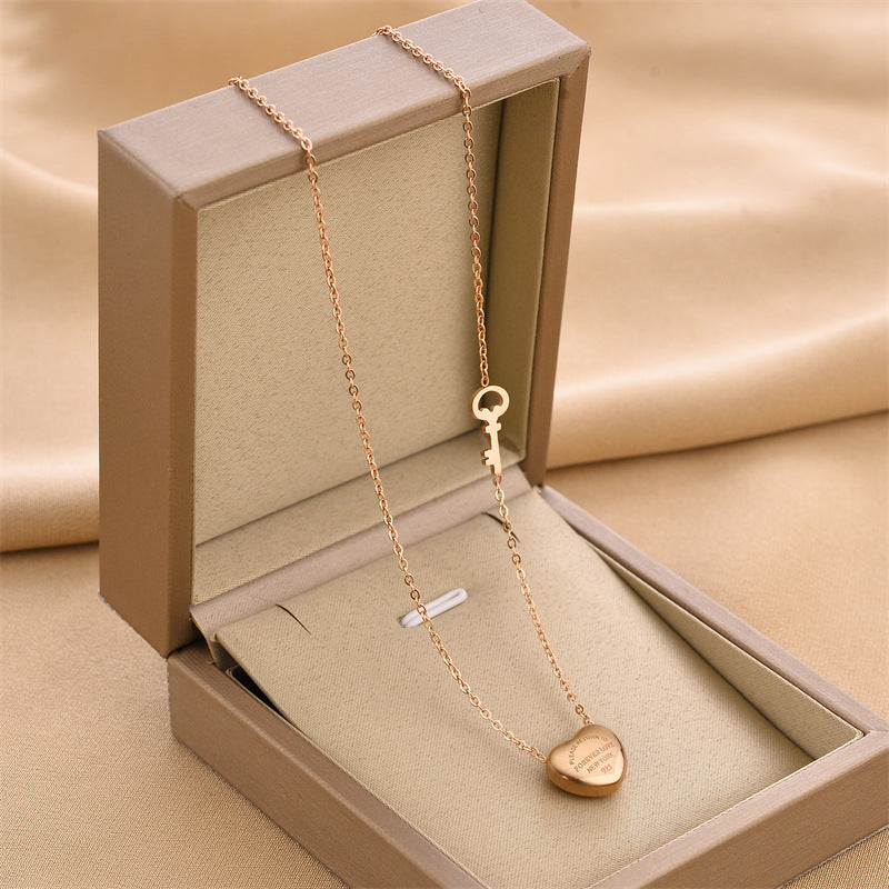 Explosion Models Titanium Steel Necklace Female Does Not Lose Colour Jewelry Fashion Personality White Europe And The United States Jewelry Jewellery Bijou'KAEL