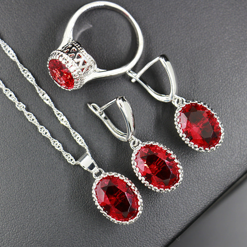 Bride Wedding Party Dinner Jewellery Set Hair Claw Diamond Jewellery Bijou'KAEL