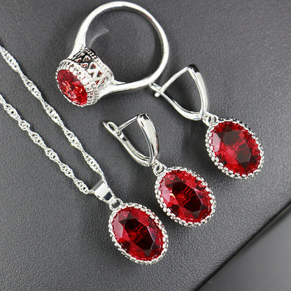 Bride Wedding Party Dinner Jewellery Set Hair Claw Diamond Jewellery Bijou'KAEL