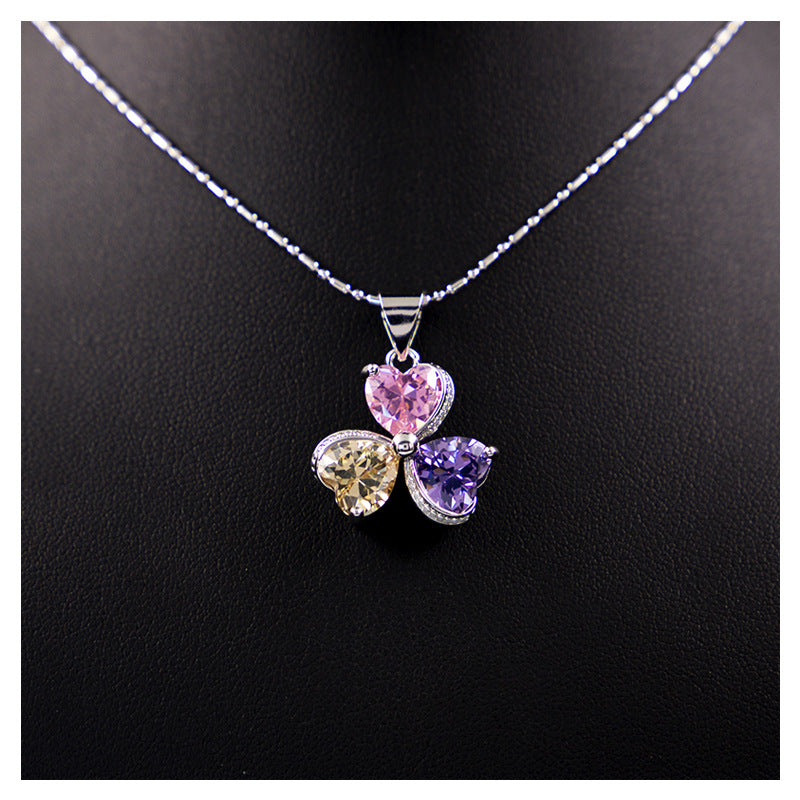 Clover Zircon Diamond Jewellery Set Women Bijou'KAEL