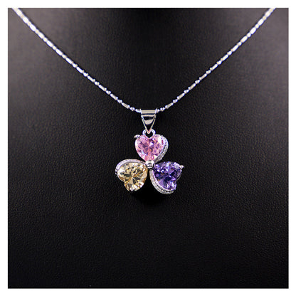 Clover Zircon Diamond Jewellery Set Women Bijou'KAEL