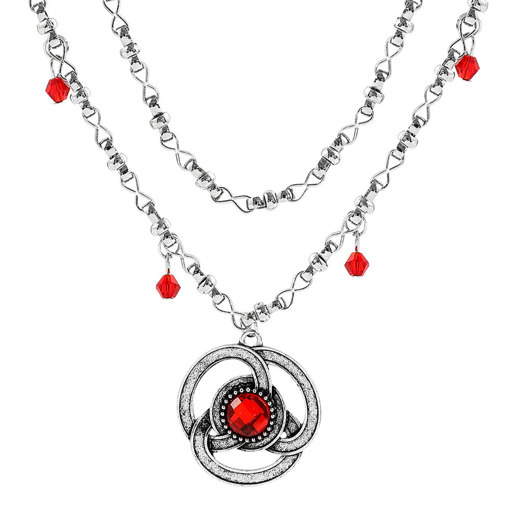 Fashion Alloy Silver Necklace Jewellery Bijou'KAEL