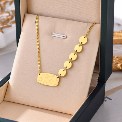Explosion Models Titanium Steel Necklace Female Does Not Lose Colour Jewelry Fashion Personality White Europe And The United States Jewelry Jewellery Bijou'KAEL