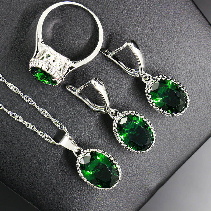 Bride Wedding Party Dinner Jewellery Set Hair Claw Diamond Jewellery Bijou'KAEL