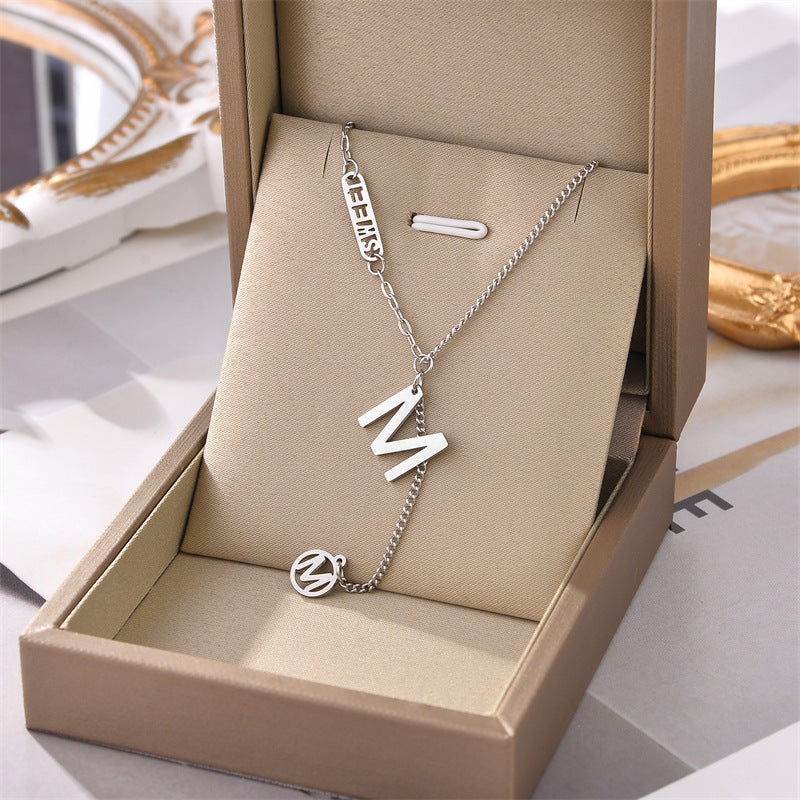 Explosion Models Titanium Steel Necklace Female Does Not Lose Colour Jewelry Fashion Personality White Europe And The United States Jewelry Jewellery Bijou'KAEL