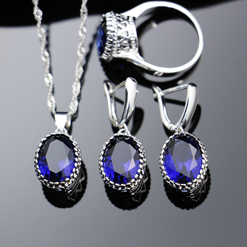Bride Wedding Party Dinner Jewellery Set Hair Claw Diamond Jewellery Bijou'KAEL