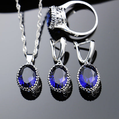 Bride Wedding Party Dinner Jewellery Set Hair Claw Diamond Jewellery Bijou'KAEL