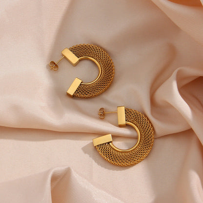 Fashionable Personalised Popular Stainless Steel Earrings Jewellery Bijou'KAEL