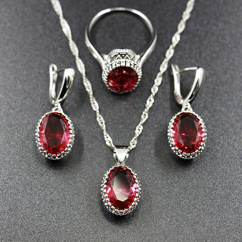 Bride Wedding Party Dinner Jewellery Set Hair Claw Diamond Jewellery Bijou'KAEL