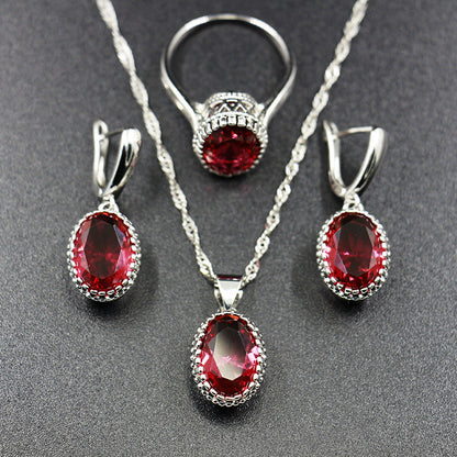 Bride Wedding Party Dinner Jewellery Set Hair Claw Diamond Jewellery Bijou'KAEL