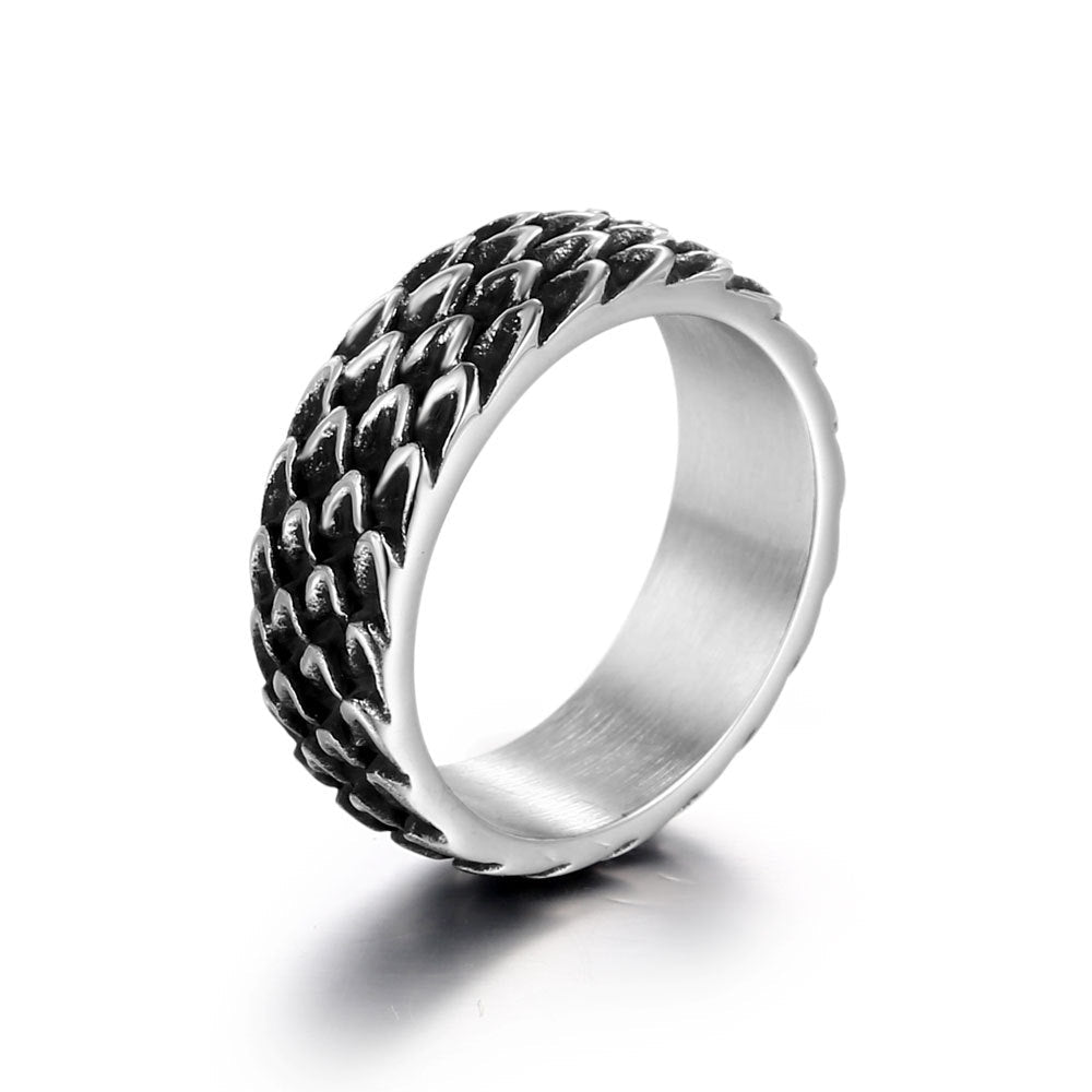 Fashion Stainless Steel Ring  Personalized Hip Hop Bijou'KAEL