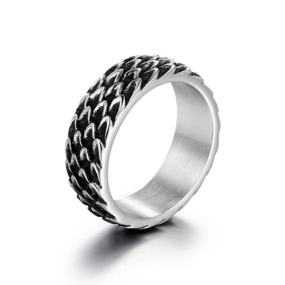 Fashion Stainless Steel Ring  Personalized Hip Hop Bijou'KAEL