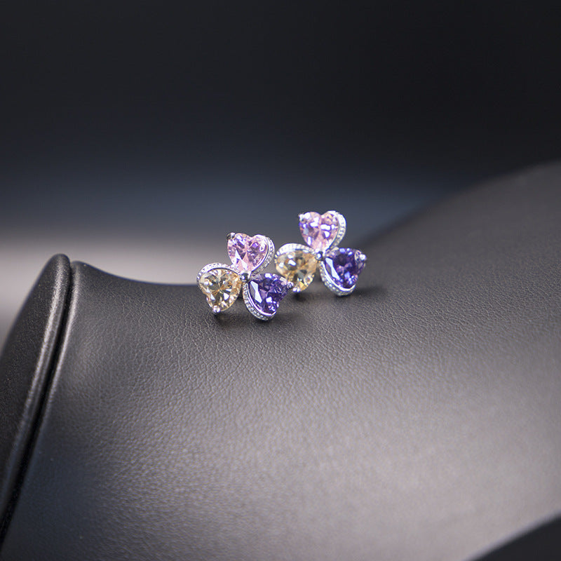 Clover Zircon Diamond Jewellery Set Women Bijou'KAEL