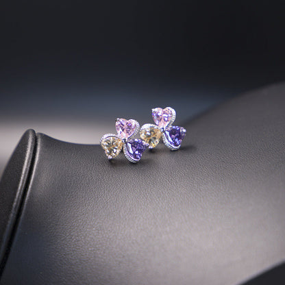 Clover Zircon Diamond Jewellery Set Women Bijou'KAEL