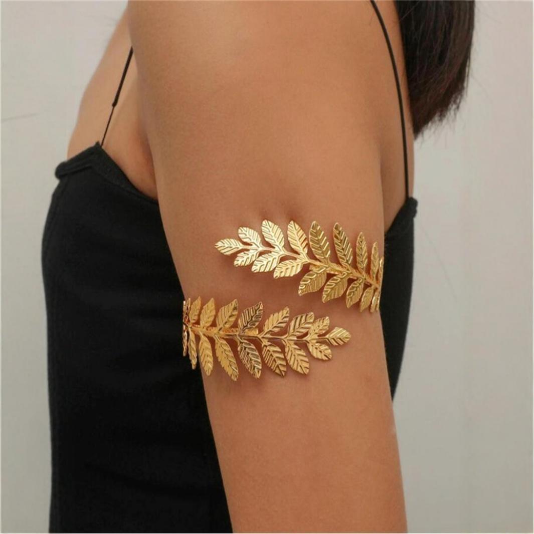 Popular Leaves Armband Bracelet Roman Bride Accessories Jewellery Bijou'KAEL