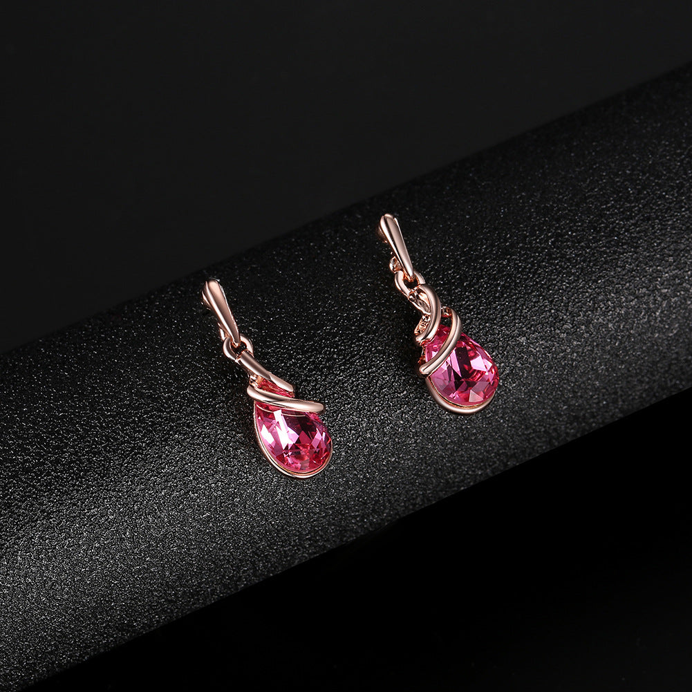 Alloy Gemstone Jewellery Set Necklace Bijou'KAEL