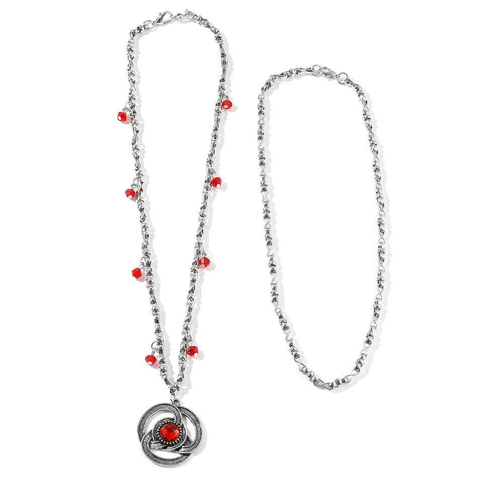 Fashion Alloy Silver Necklace Jewellery Bijou'KAEL