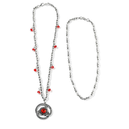 Fashion Alloy Silver Necklace Jewellery Bijou'KAEL