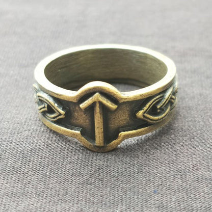 Nordic Viking Vintage Luna Alloy Ring Bijou'KAEL
