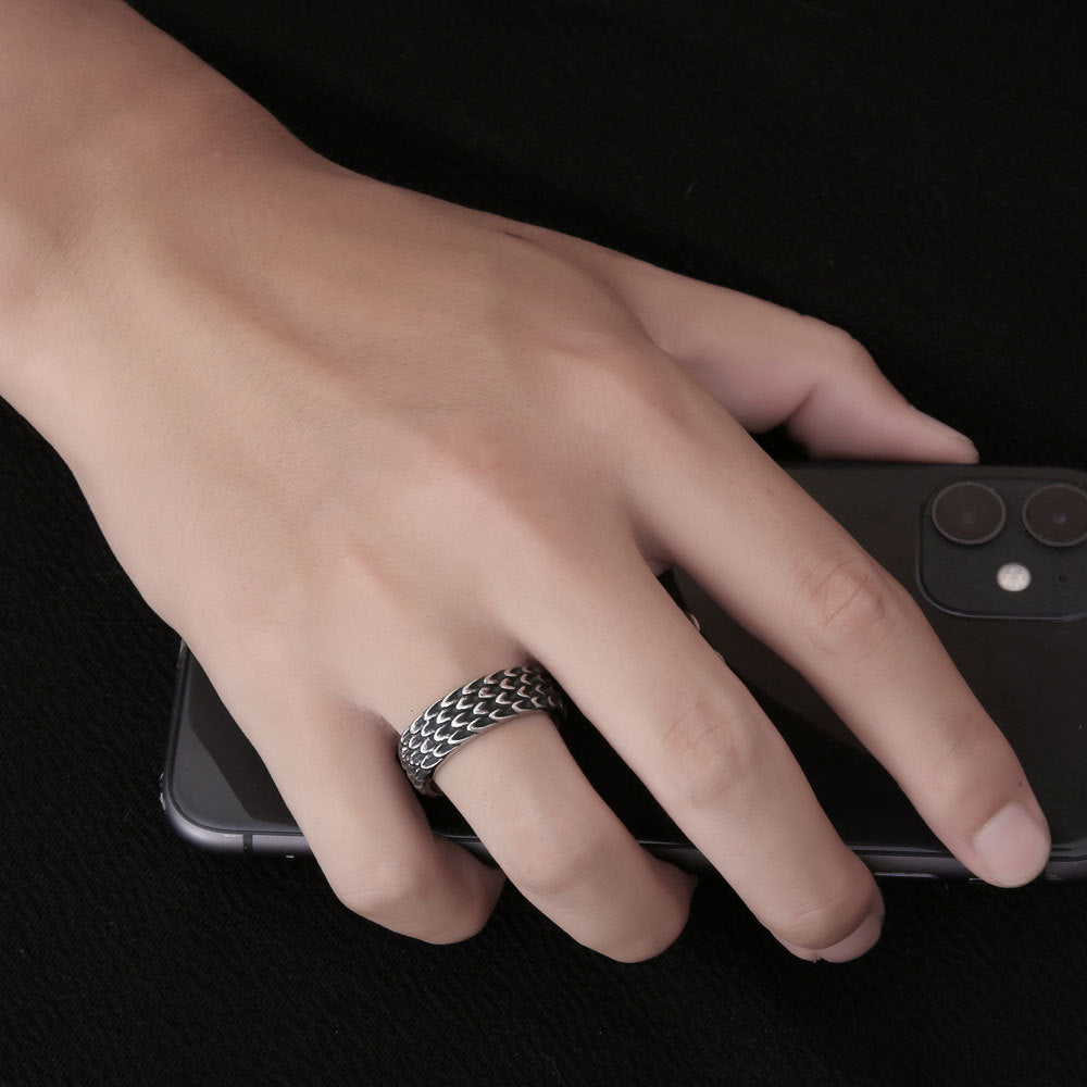 Fashion Stainless Steel Ring  Personalized Hip Hop Bijou'KAEL