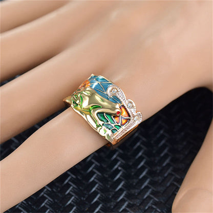 Epoxy Ring Female Creative New Style Europe And America Bijou'KAEL