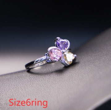 Clover Zircon Diamond Jewellery Set Women Bijou'KAEL